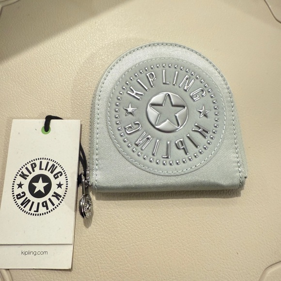 Kipling Cresita Dynamic Silver Card Holder - Picture 2 of 4